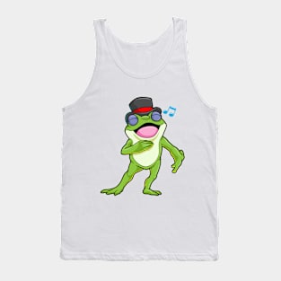 Frog as Singer with Deep voice Tank Top